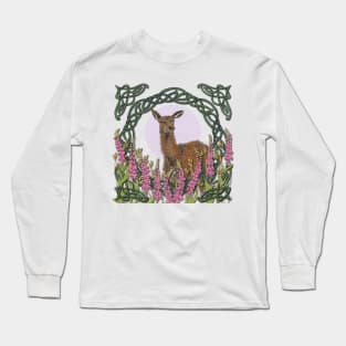 Celtic Deer Long Sleeve T-Shirt